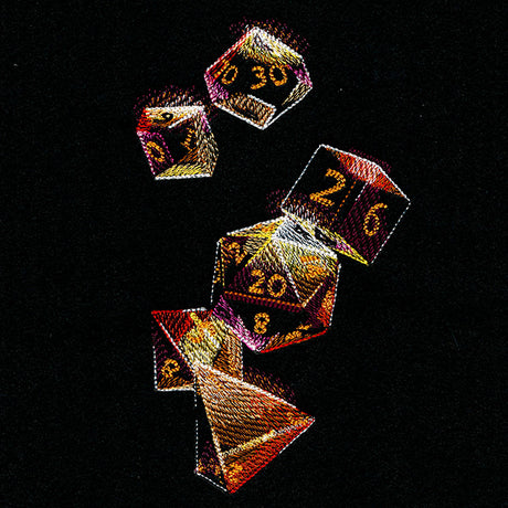 Iridescent Rolling Dice