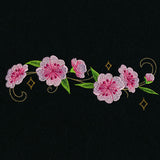 Swirling Gilded Blossoms - Horizontal Border