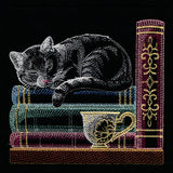 Build a Bookshelf Scene – Cat and Teacup