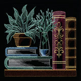 Build a Bookshelf Scene – Plants and Books