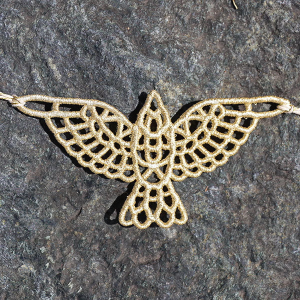 Gilded Wings Bracelet - Sparrow (Lace)