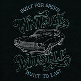 Vintage Muscle Car Etching