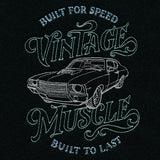 Vintage Muscle Car Etching