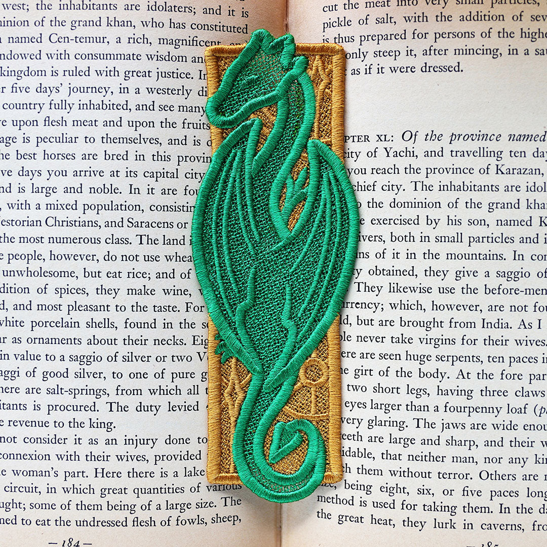Lace Dragon Bookmark