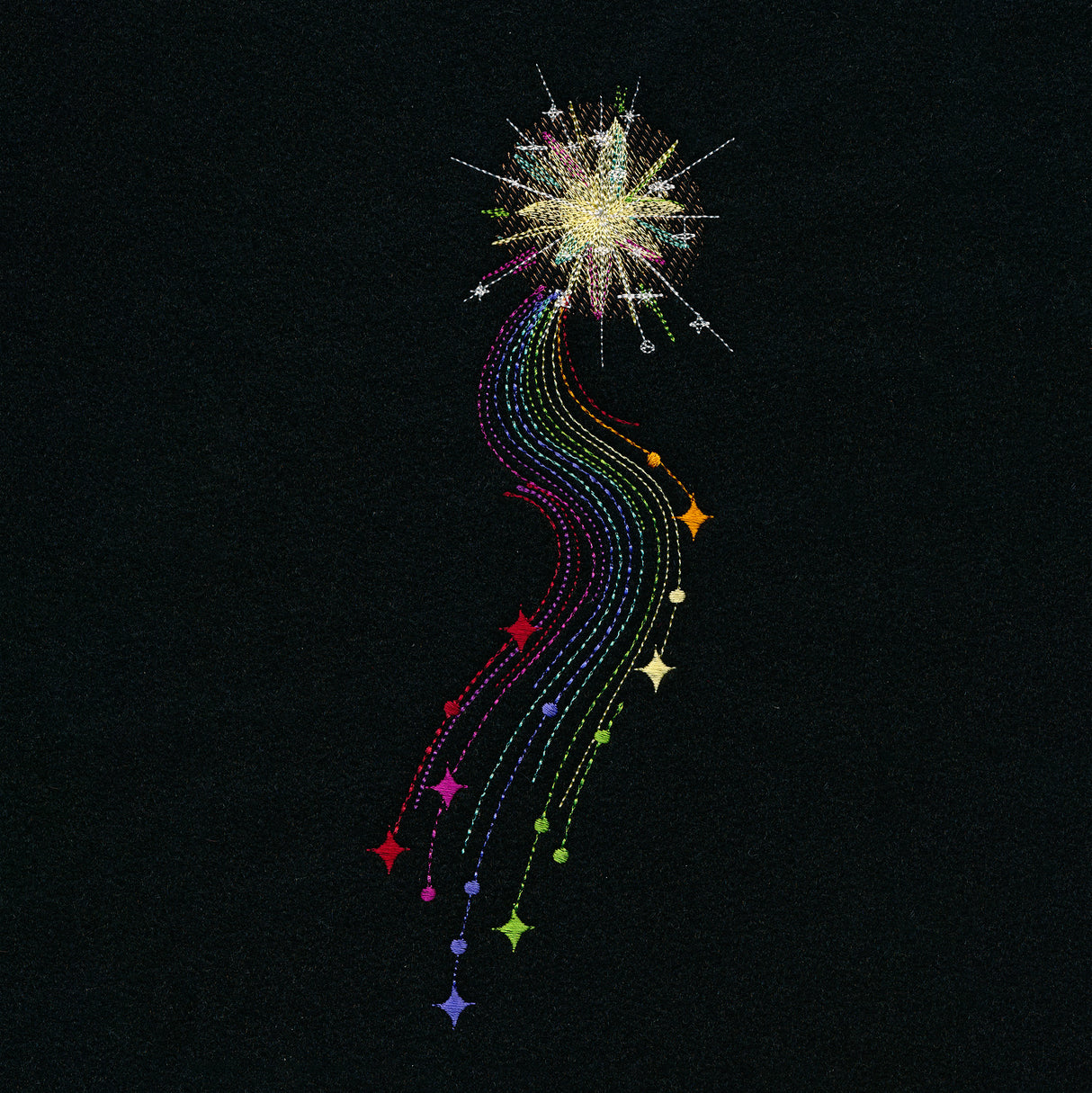 Rainbow Shooting Star