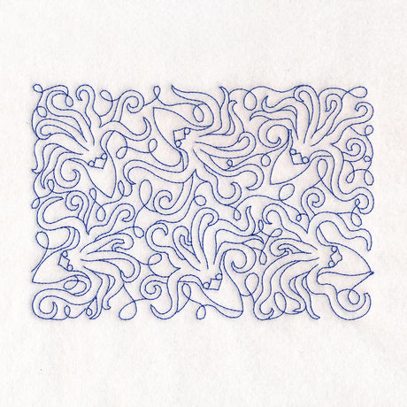 Cryptid Creatures - Kraken (Edge-to-Edge Quilting)