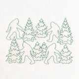 Cryptid Creatures - Bigfoot (Edge-to-Edge Quilting)