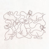 Cryptid Creatures - Jackalope (Edge-to-Edge Quilting)
