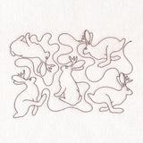 Cryptid Creatures - Jackalope (Edge-to-Edge Quilting)