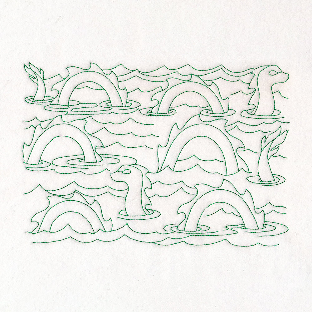 Cryptid Creatures - Sea Serpent (Edge-to-Edge)
