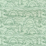 Cryptid Creatures - Sea Serpent (Edge-to-Edge)