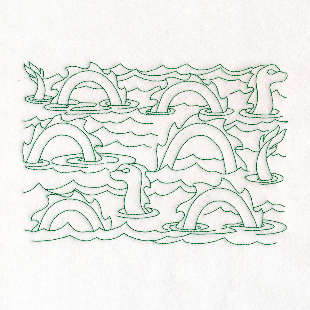 Cryptid Creatures - Sea Serpent (Edge-to-Edge)
