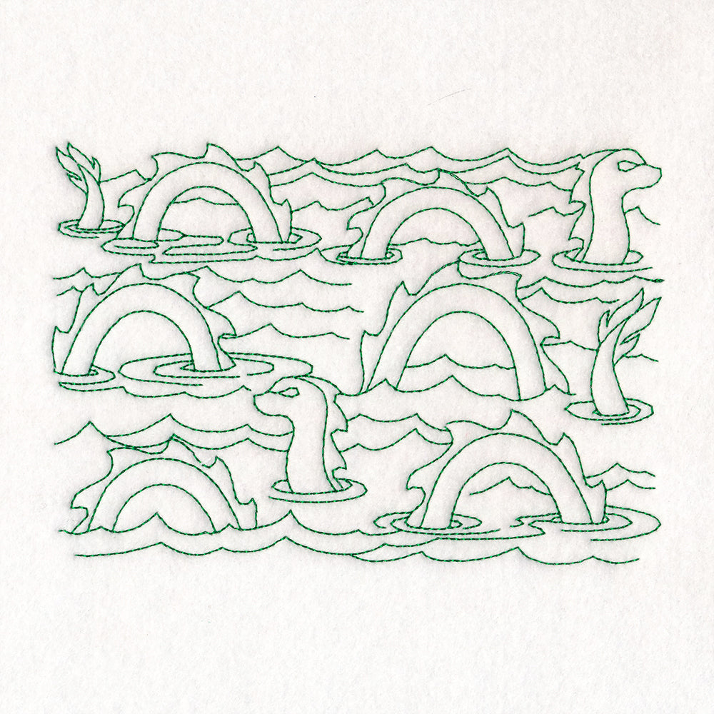 Cryptid Creatures - Sea Serpent (Edge-to-Edge)