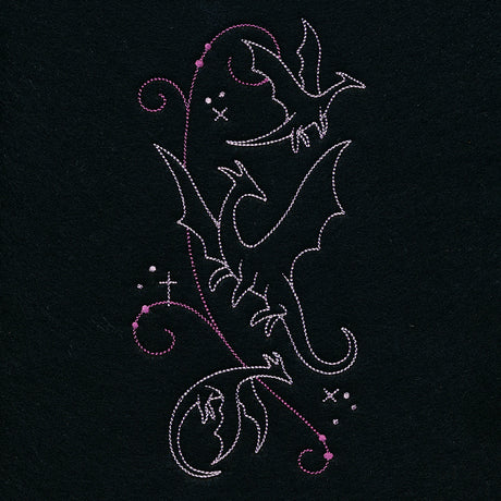 Delicate Dragon Border