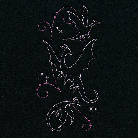 Delicate Dragon Border