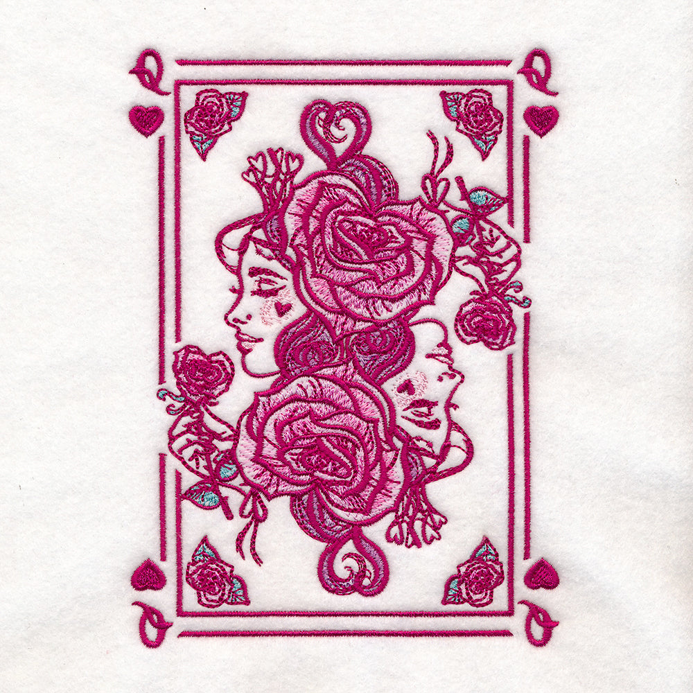 【ローズ】 QUEEN OF HEARTS 皿 2枚セット Queen of Hearts Feature – Urban Threads