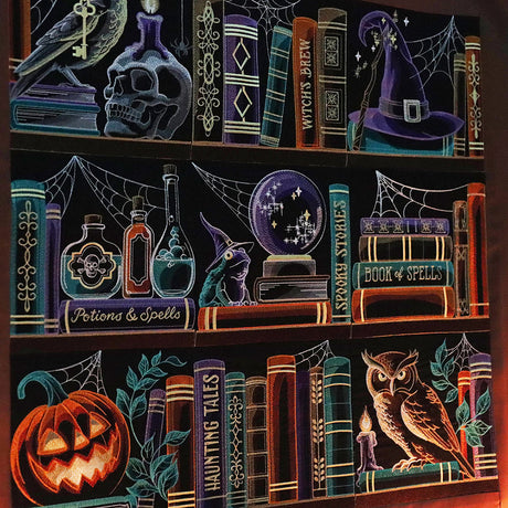 Build a Halloween Bookshelf Scene - Book of Spells