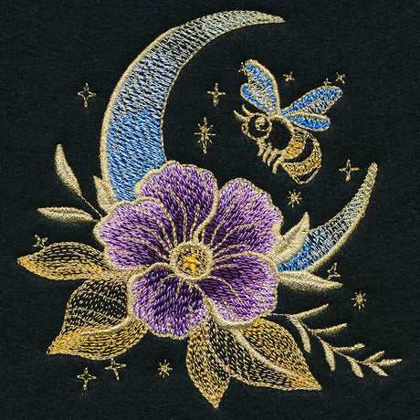 Gilded Celestial Bloom & Bee