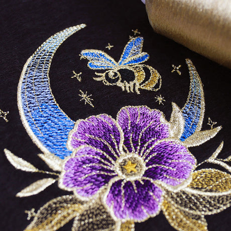 Gilded Celestial Bloom & Bee