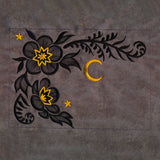 Spooky Floral Corners - Top Left