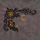 Spooky Floral Corners - Top Left