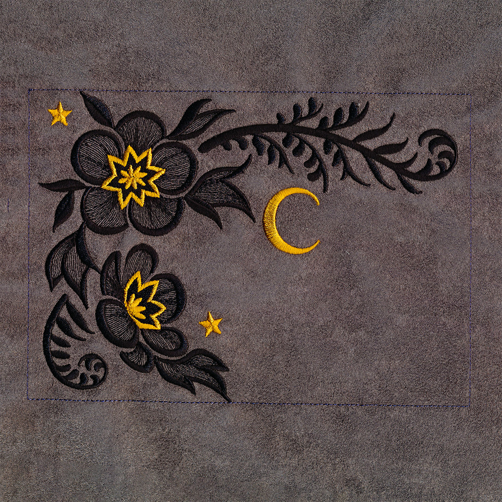 Spooky Floral Corners - Top Left