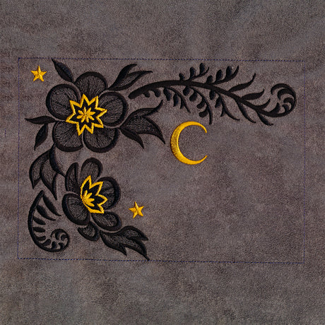 Spooky Floral Corners - Top Left