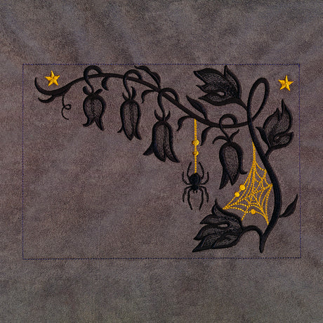 Spooky Floral Corners - Top Right