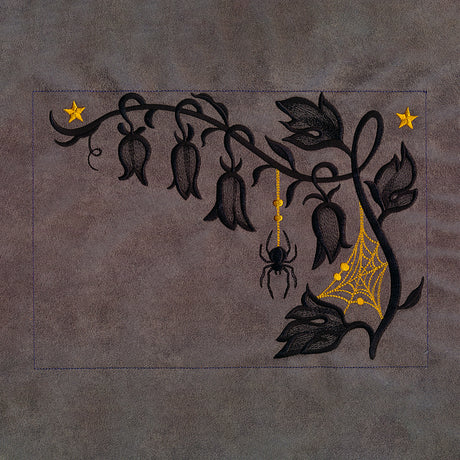 Spooky Floral Corners - Top Right