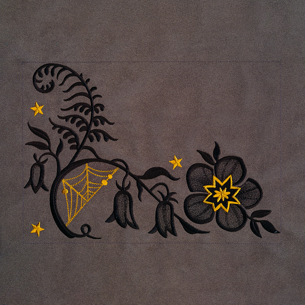 Spooky Floral Corners - Bottom Left