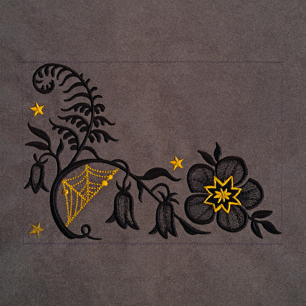Spooky Floral Corners - Bottom Left