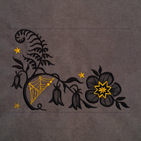 Spooky Floral Corners - Bottom Left