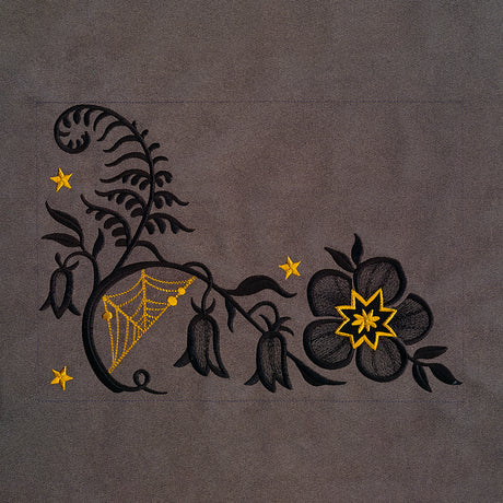 Spooky Floral Corners - Bottom Left