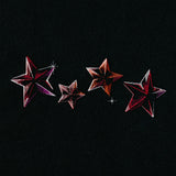 Iridescent Stars Border