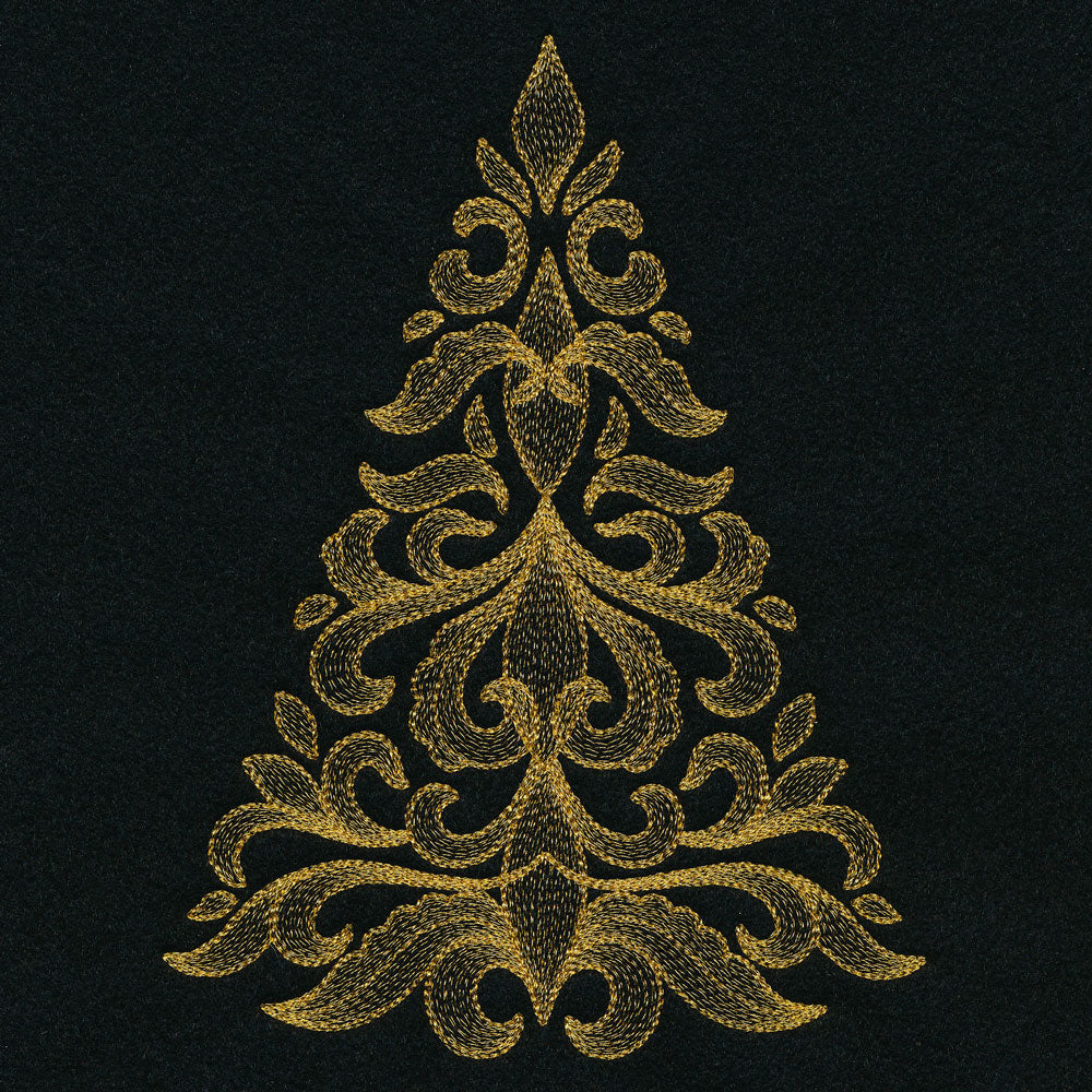 Gilded Flourish Christmas Tree