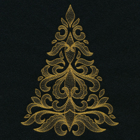 Gilded Flourish Christmas Tree