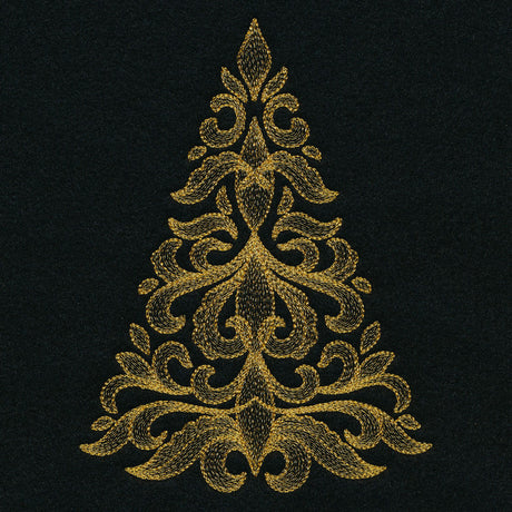 Gilded Flourish Christmas Tree