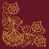 Gilded Holiday Bloom - Corner