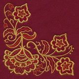 Gilded Holiday Bloom - Corner