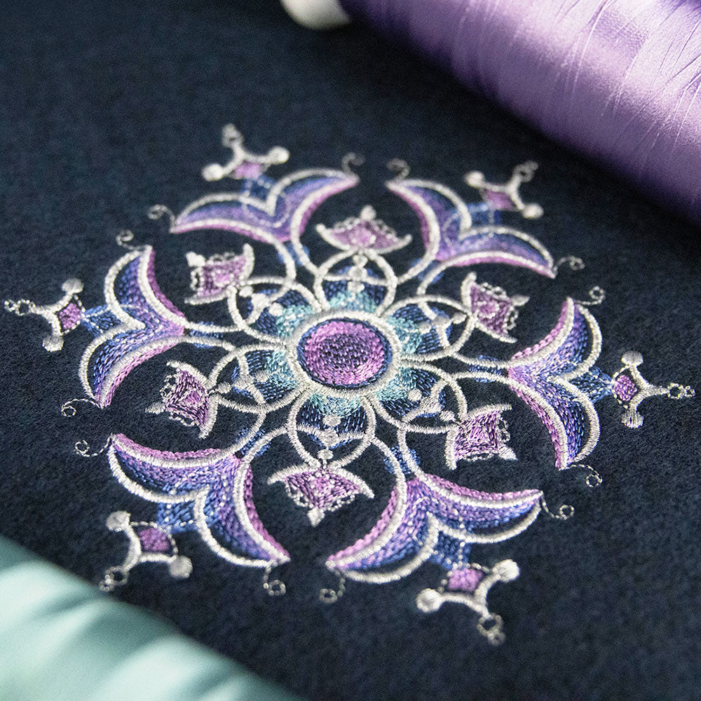 Sheer Iridescent Snowflake