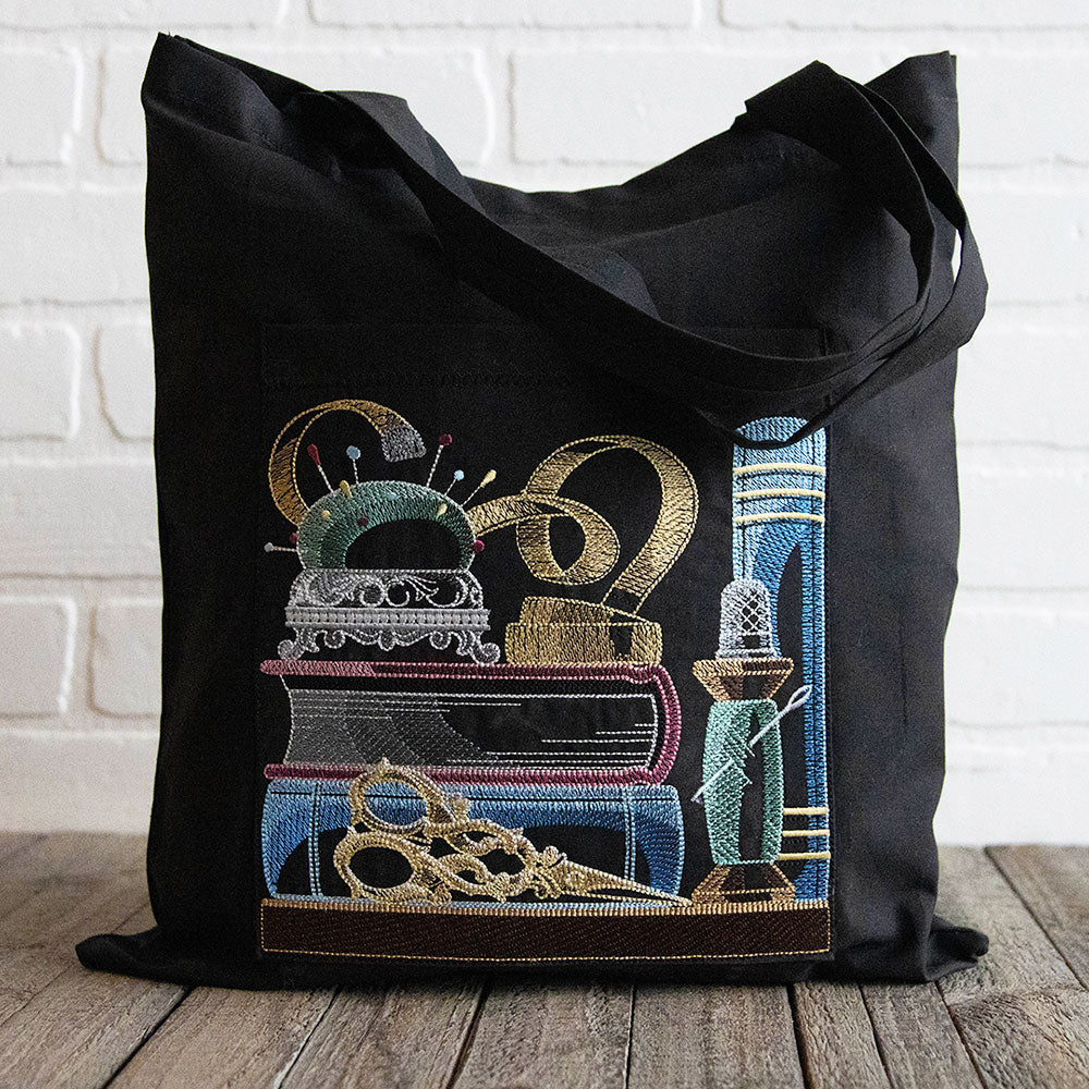 Build a Bookshelf Scene - Sewing