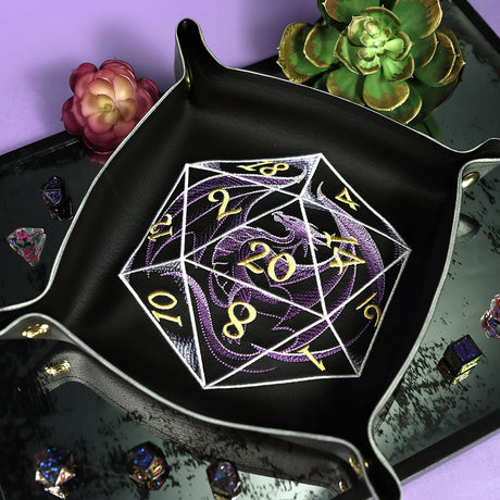 Translucent ﻿D20 Dragon