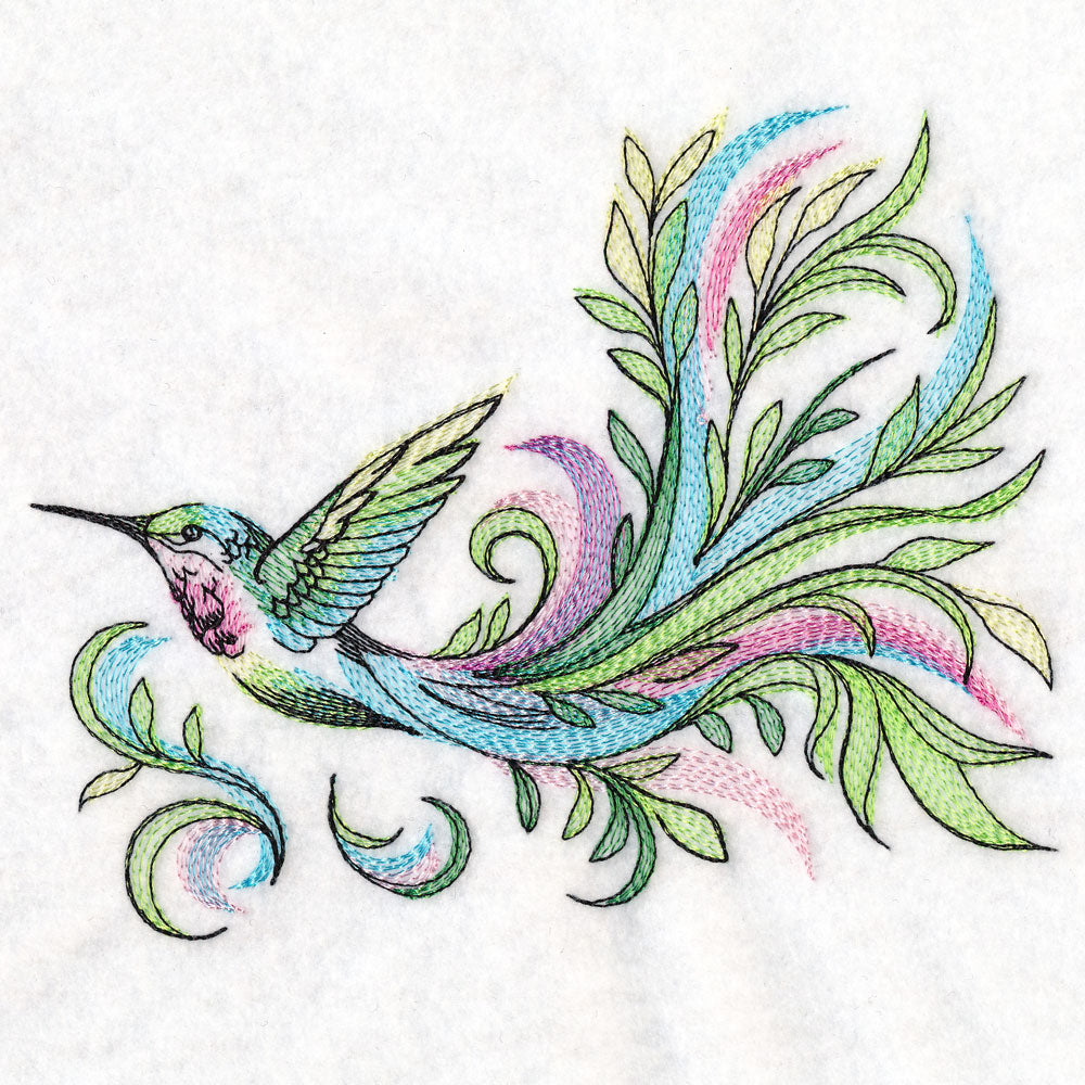 Botanical Breeze Hummingbird