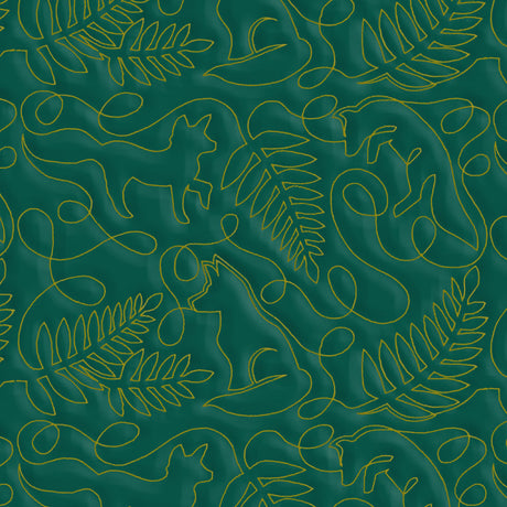 Cottagecore - Fox & Ferns (Edge-to-Edge Quilting)