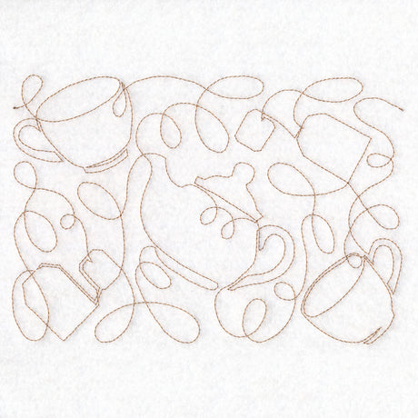 Cottagecore - Tea Party (Edge-to-Edge Quilting)