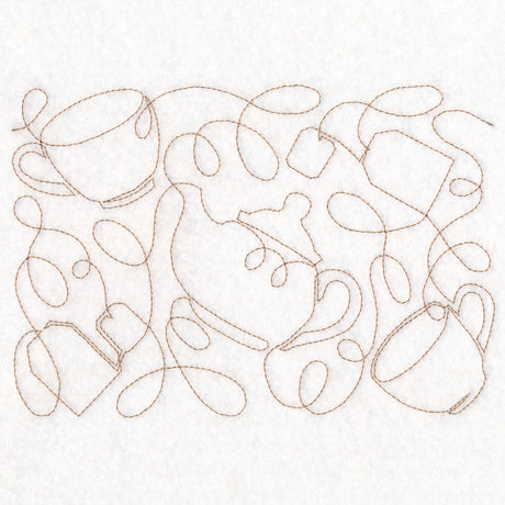 Cottagecore - Tea Party (Edge-to-Edge Quilting)