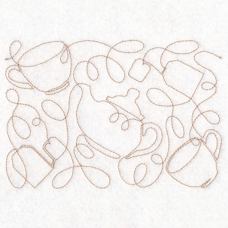 Cottagecore - Tea Party (Edge-to-Edge Quilting)