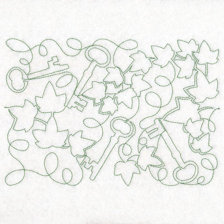 Cottagecore – Keys & Ivy (Edge-to-Edge Quilting)