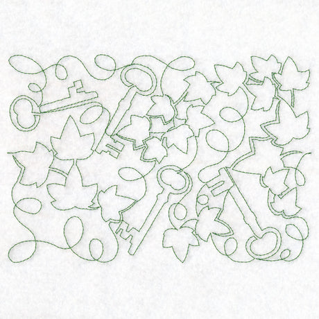 Cottagecore – Keys & Ivy (Edge-to-Edge Quilting)