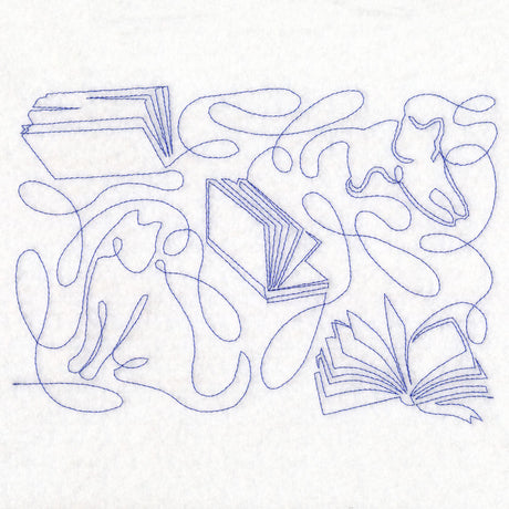 Cottagecore - Paws & Pages (Edge-to-Edge Quilting)